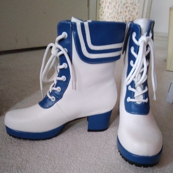 Hot Topic Shoes - Japan Sailor School Uniform Kawaii Heel Boots NWOT 7 NEVER USED